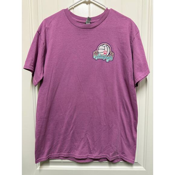 Volleyball T Shirt Size Large Purple volleyball dogs Jeep - Picture 2 of 4